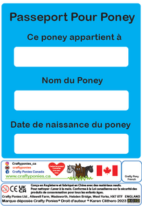 Poney - Tout noir 