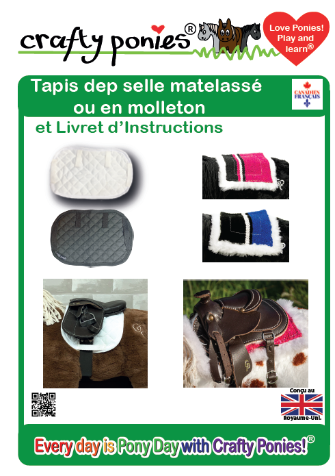 Tapis de selle anglais matelassé